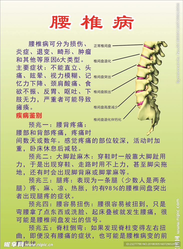 腰椎病简介