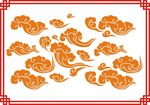 祥云边框