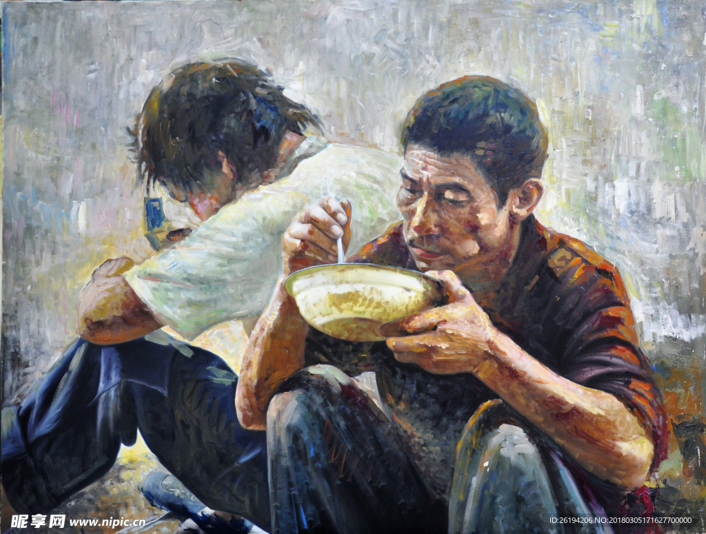 油画人物