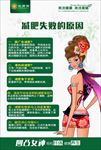 减肥失败的原因减肥知识海报
