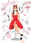 手绘卡通插画女孩少女海报卡片