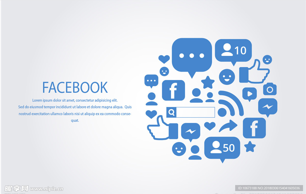 facebook图标