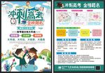 冲刺高考金榜题名限时招生宣传单