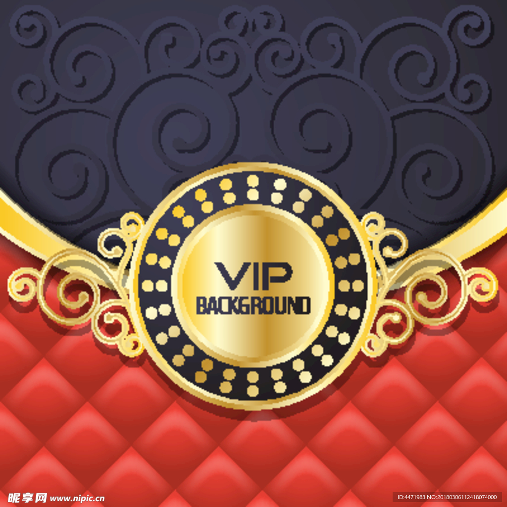 土豪金 红色 边框 vip 卡