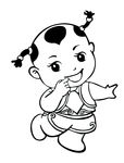 矢量小孩