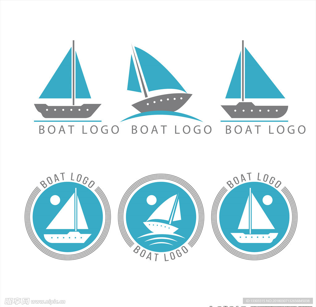 帆船标志