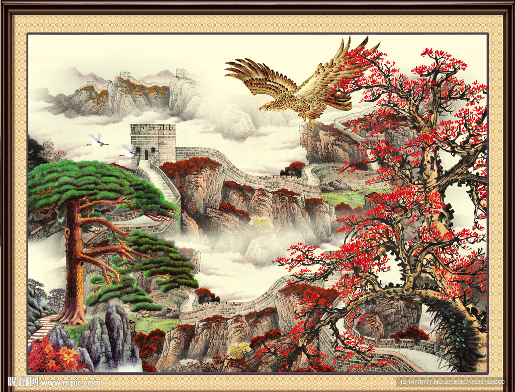 国画梅花