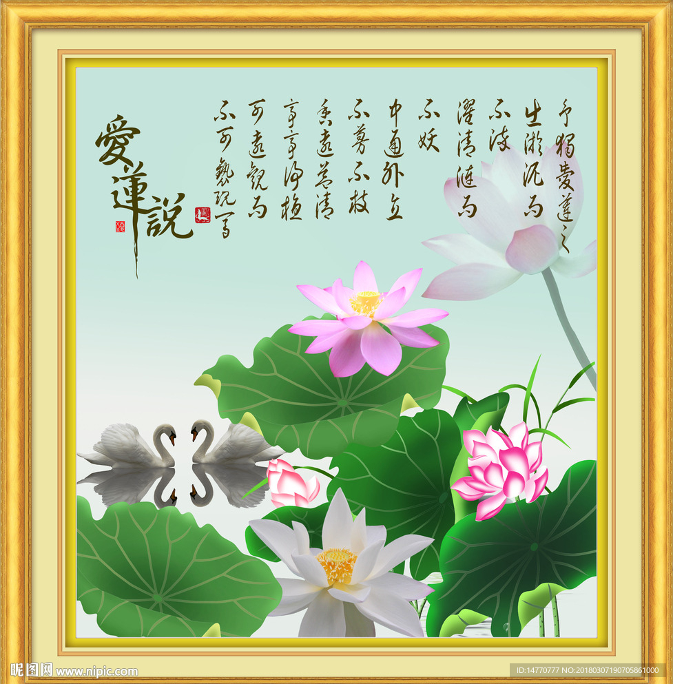 荷花图