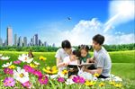 蓝天白云