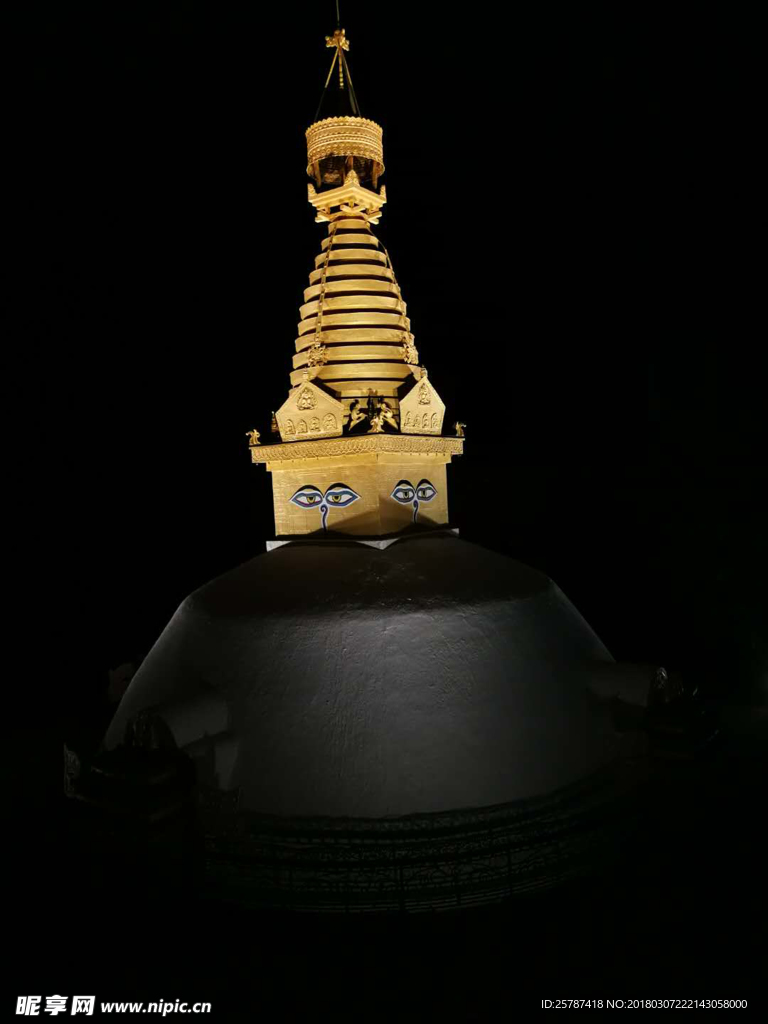 尼泊尔斯瓦扬布拉特寺 猴庙