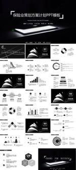 保险业策划方案计划PPT模板