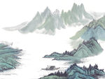 水墨山水背景