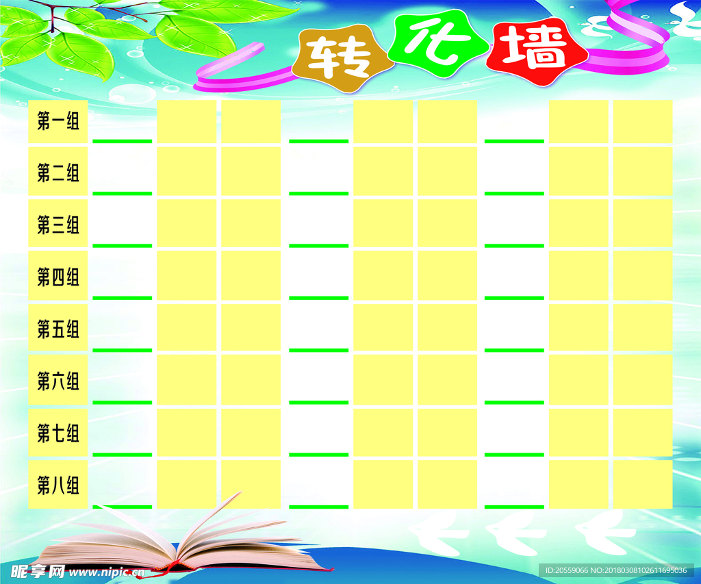 班级转化墙