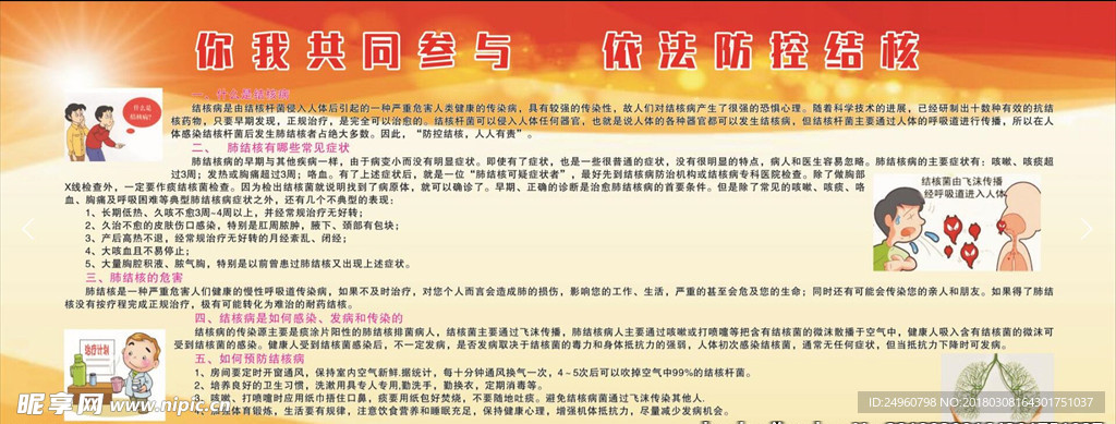 结核病宣传栏