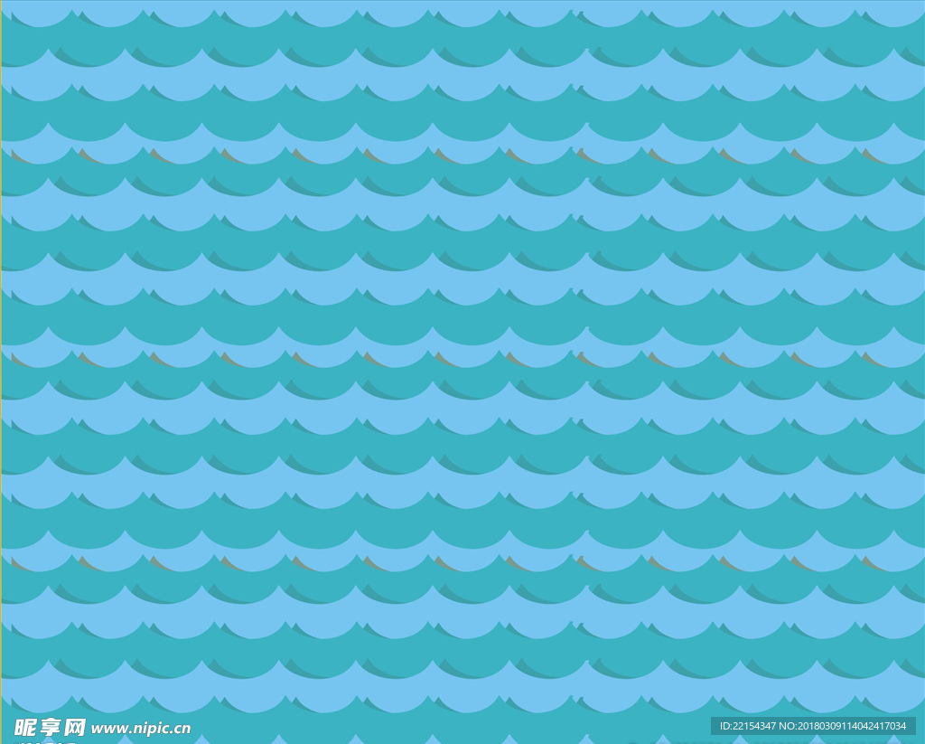 地贴波浪线海洋剪纸线条抽象背景