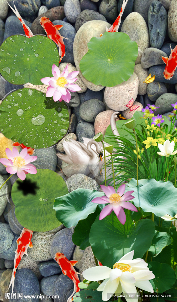 荷花玄关