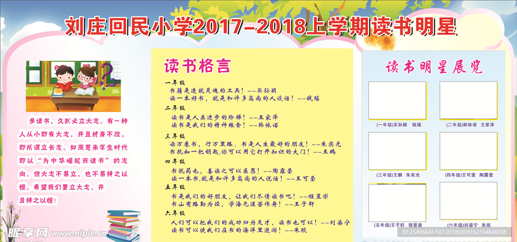 学校文化展板