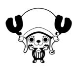 海贼王 乔巴 Q版 墨稿 矢量