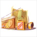 收音机火柴