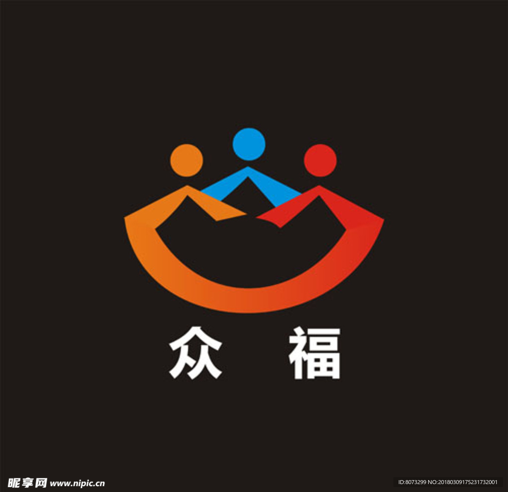 众福Logo标志