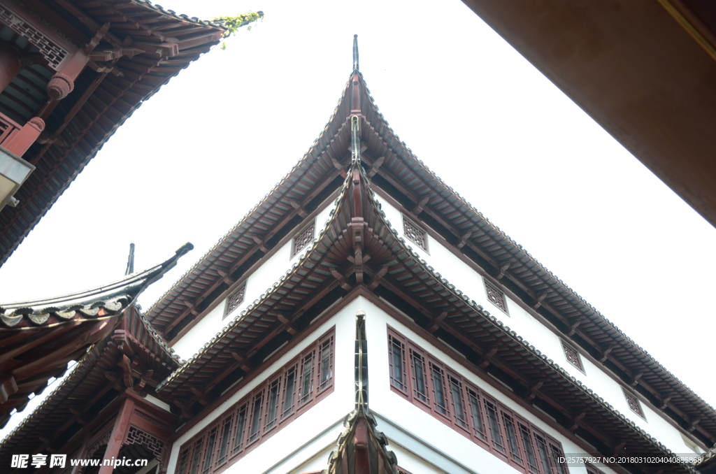 上海城隍庙的屋檐
