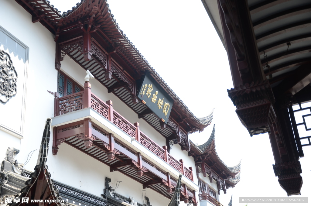 上海城隍庙的店铺