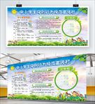 中小学生守则行为规范宣传栏