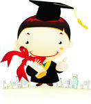 卡通小博士  幼儿园 卡通小人