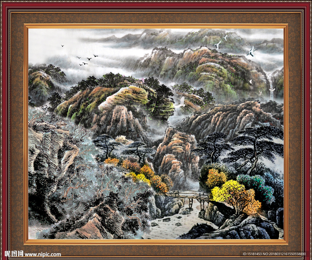 国画山水