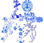 青花瓷花纹