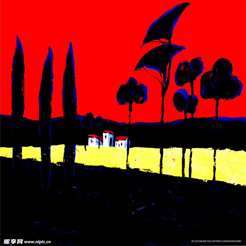 油画
