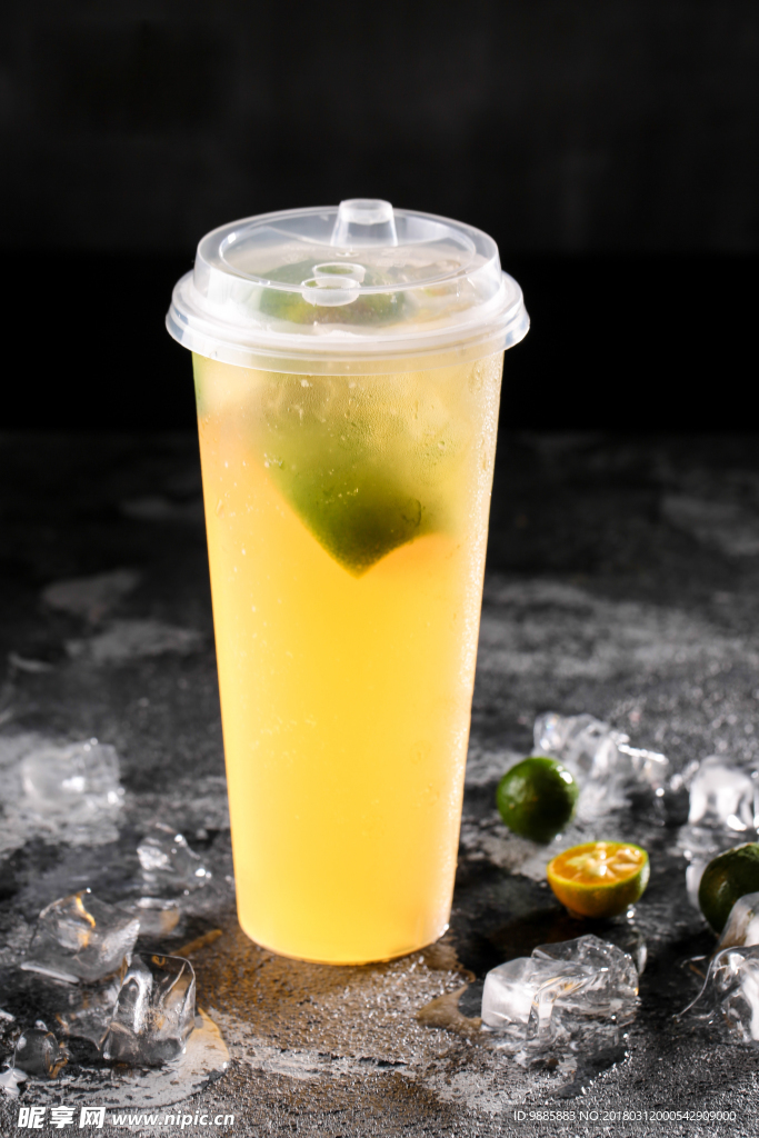 金桔绿茶