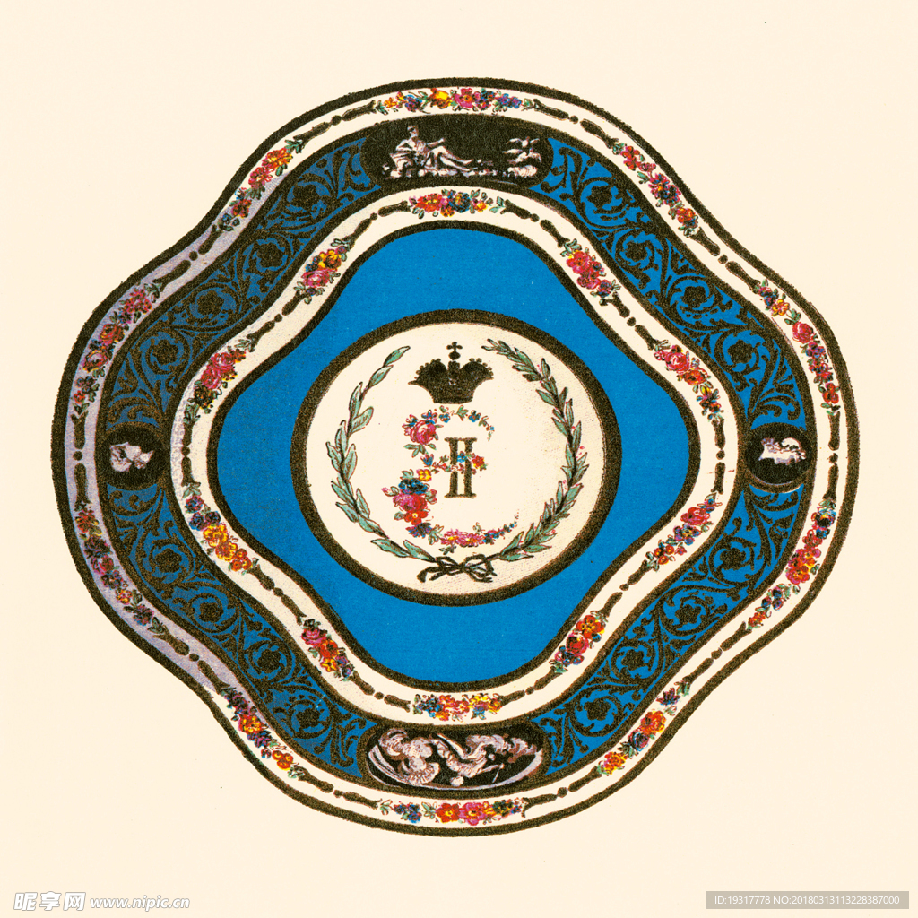 欧美复古器皿 装饰油画
