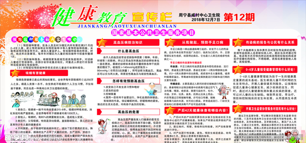 健康宣传栏