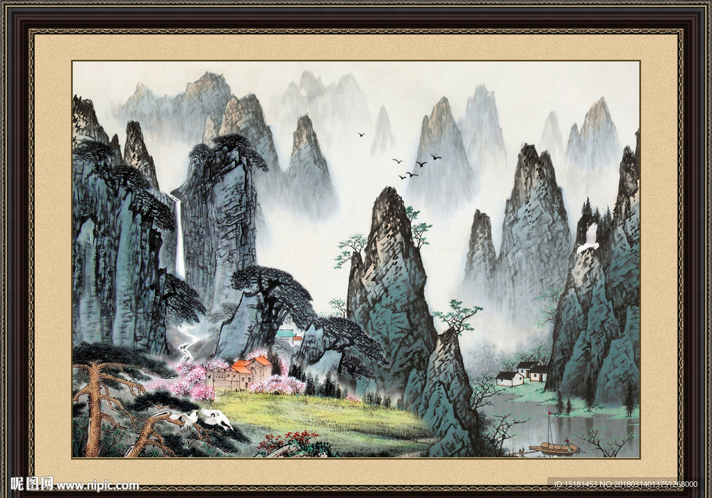 山水国画