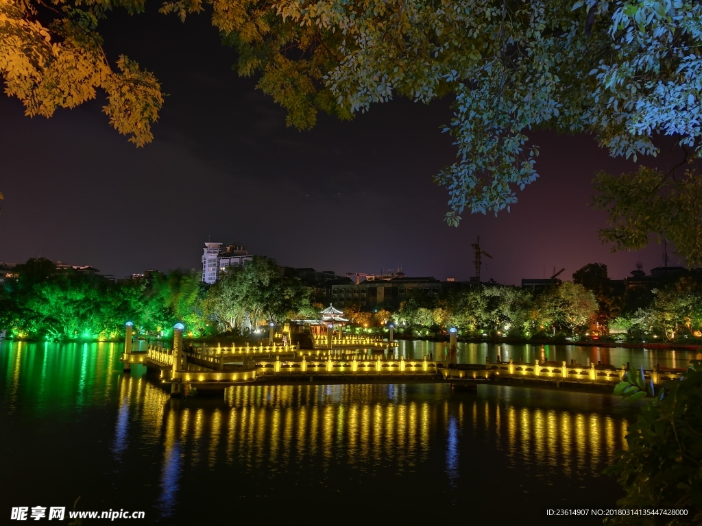 桂林两江四湖夜景