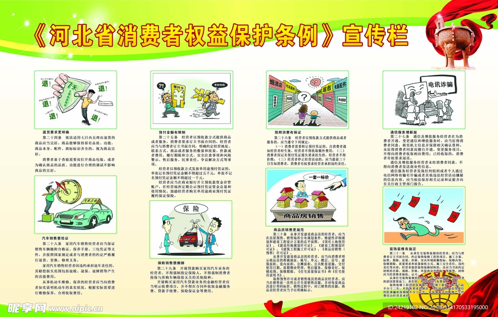 315消费者权益保护条例宣传栏