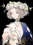 少女彩绘