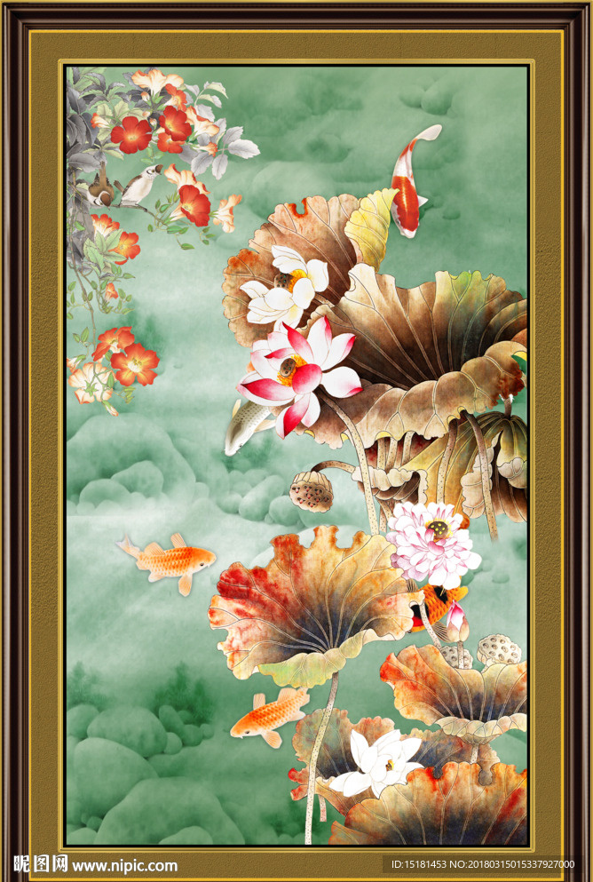荷花图