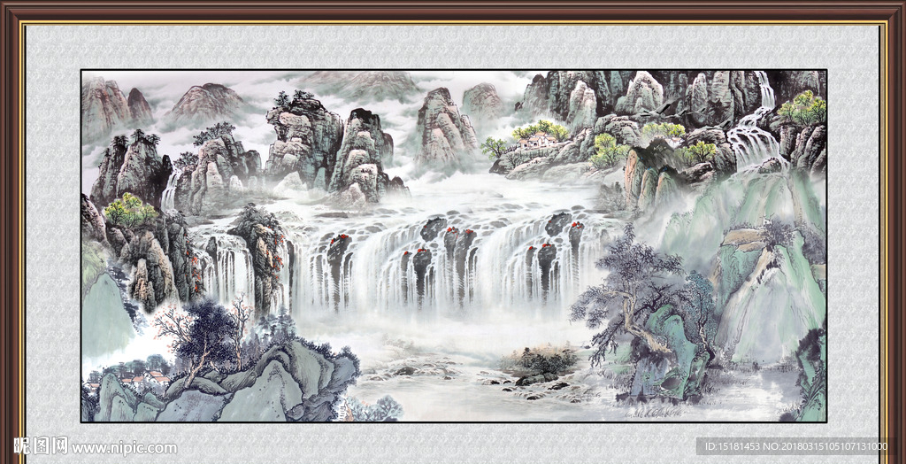 山水国画