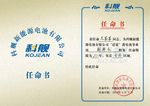 任命书 欧式风格