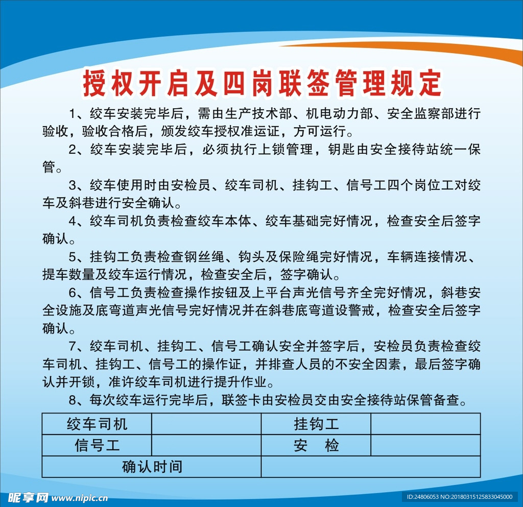 授权开启及四岗联签管理规定