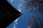 寺院蓝天