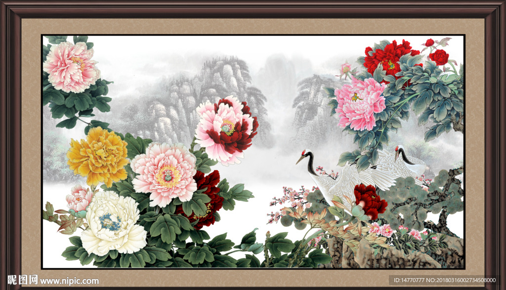 仙鹤图
