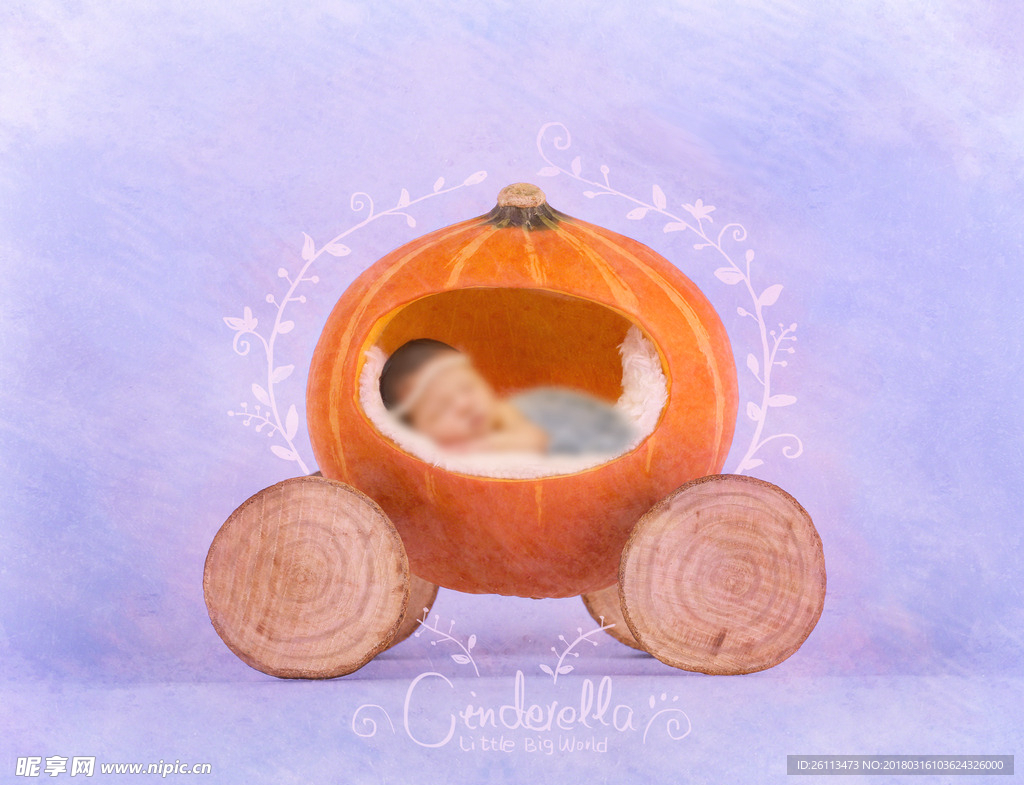 儿童 摄影 写真 3d 模板