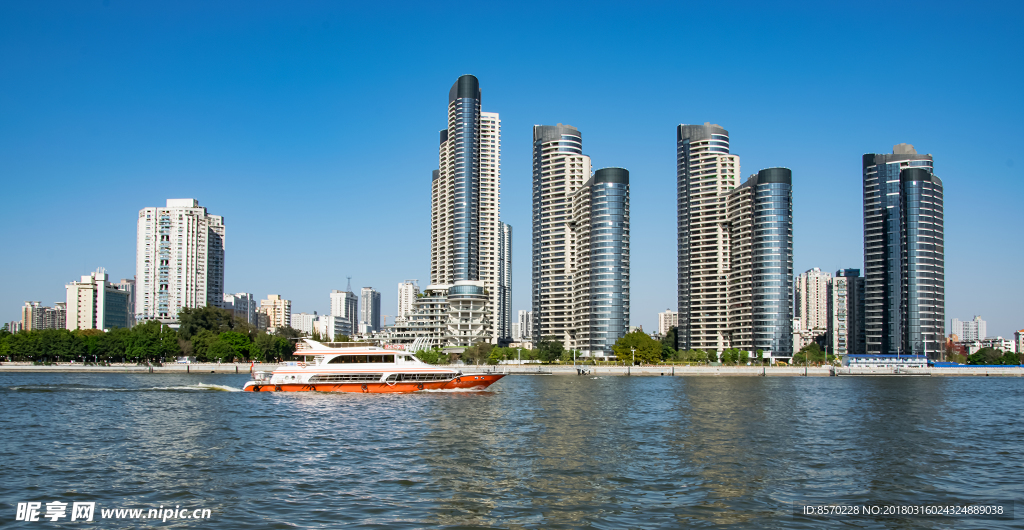 广州珠江城市风景