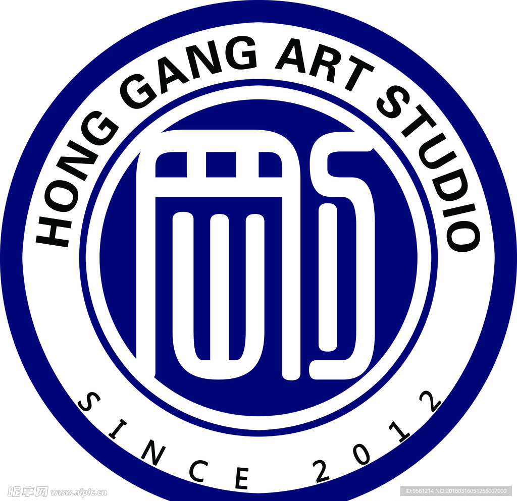 宏刚美术LOGO