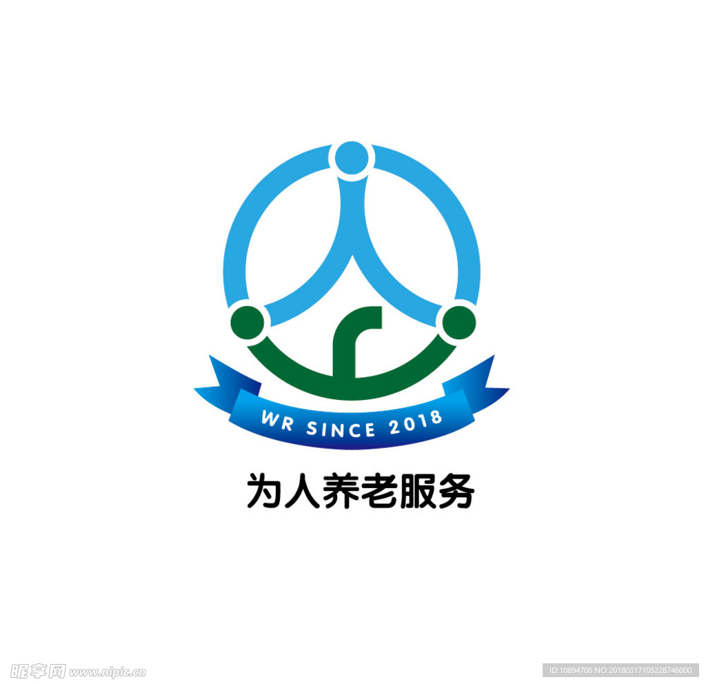 养老服务LOGO设计