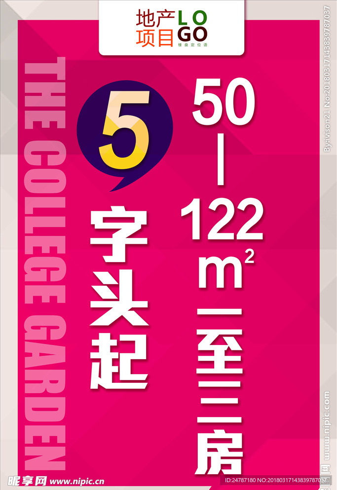 房地产拦截展板