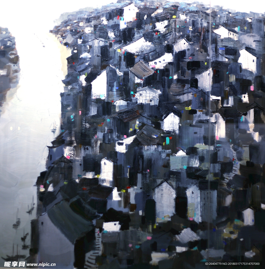吴冠中作品